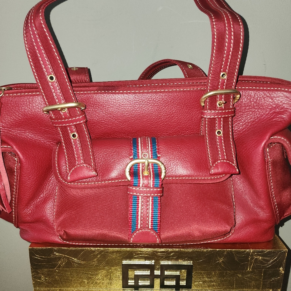 The SAK “JENNIE” Ruby red